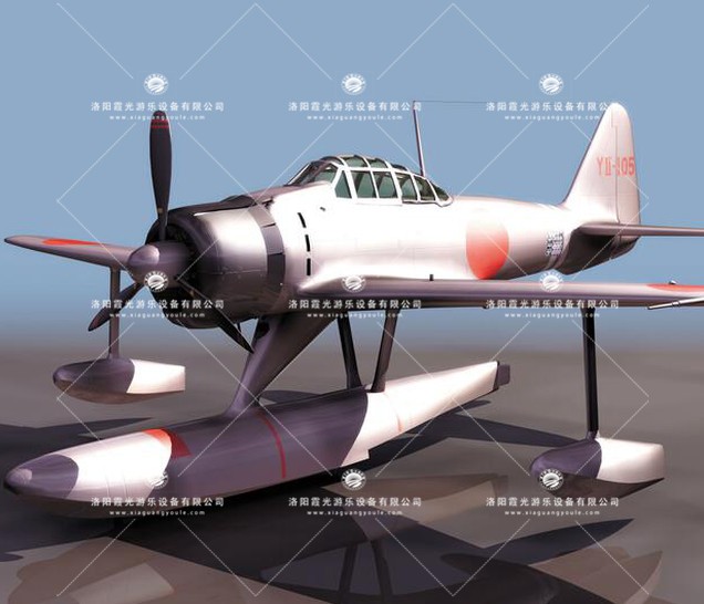 博鳌镇3D模型飞机_
